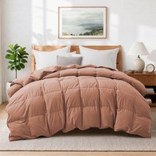 Ultra Soft Oversized Down Comforter King Queen All Season Goose Feather Blanket