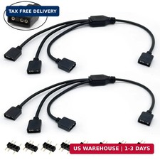 1-to-3 ARGB Splitter Cable, ARGB Cable, 5V 3 Pin Addressable RGB Splitter Extens