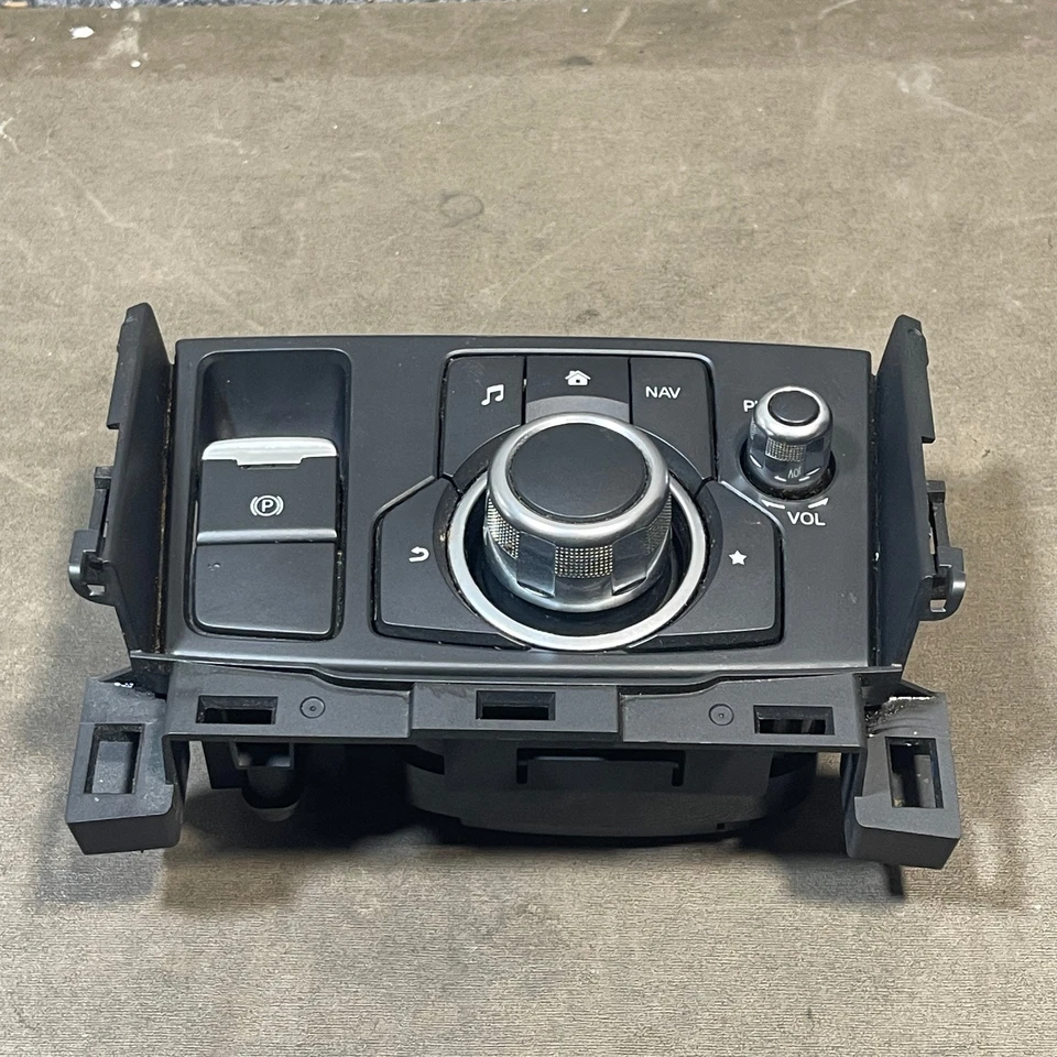 Mazda 3 2016-2018 radio navegación control interruptor consola montado OEM Foto 3 de 4