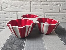 Candy Cane 🍬 Serving Trio 3 Dish Troole Bowl Christmas Home & Gift