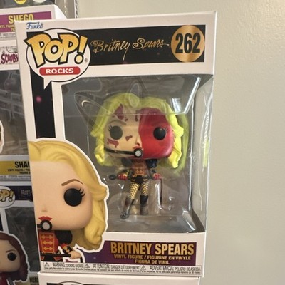 CUSTOM Funko Pop! Rocks (PSYCHO) Britney Spears + Blacklight  Vinyl Figure #262