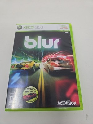 Blur Xbox 360 Case And Manual - Disk Has A Ding Not Sure If It Works