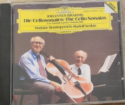 Music CD - Johannes Brahms: Cello Sonatas, Rostropovich, Rudolf Serkin, 1983