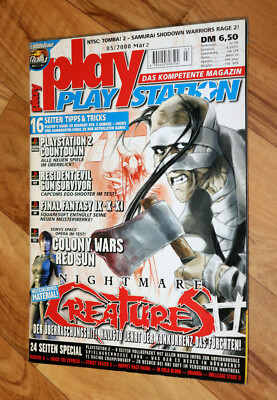 2000 Playstation Magazin Nightmare Creatures 2 Resident Evil 3 Nemesis Survivor 