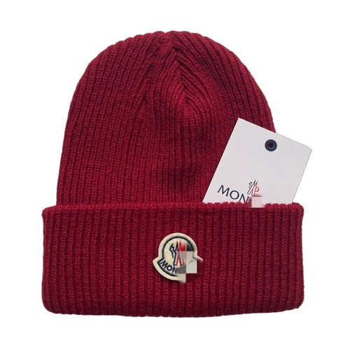 Unisex Men Women Winter Warm Monclers Hat Wooly Knitted Beanie Hat Ski Skull Cap - Picture 9 of 21