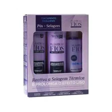 Cadiveu Plastica dos Fios Kit Liso Magico Shampoo Cond Post Sealing Pos Selagem