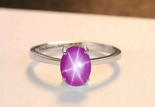 Anniversary Gifts, Star Gemstone, Ruby Star Ring, Engagement Ring - Picture 1 of 4