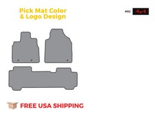 Fits 2006-2008 Honda Pilot 2pc Frts 1pc Rr Floor Mat Cutpile