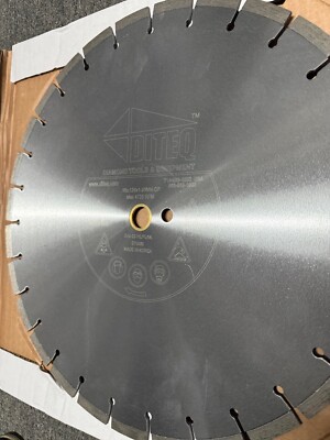 NEW Diamond saw blade - Diteq - D16  X .125 x 1'' High speed Diamond Wheel-D70085