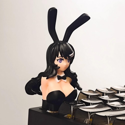 Bunny Girl Keycap 3D Sexy Resin Mechanical Keyboard Cap - Picture 9 of 14