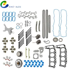 For Chrysler Dodge Ram 1500 2004-07 4.7L Timing Chain Kit Head Gasket bolts Set