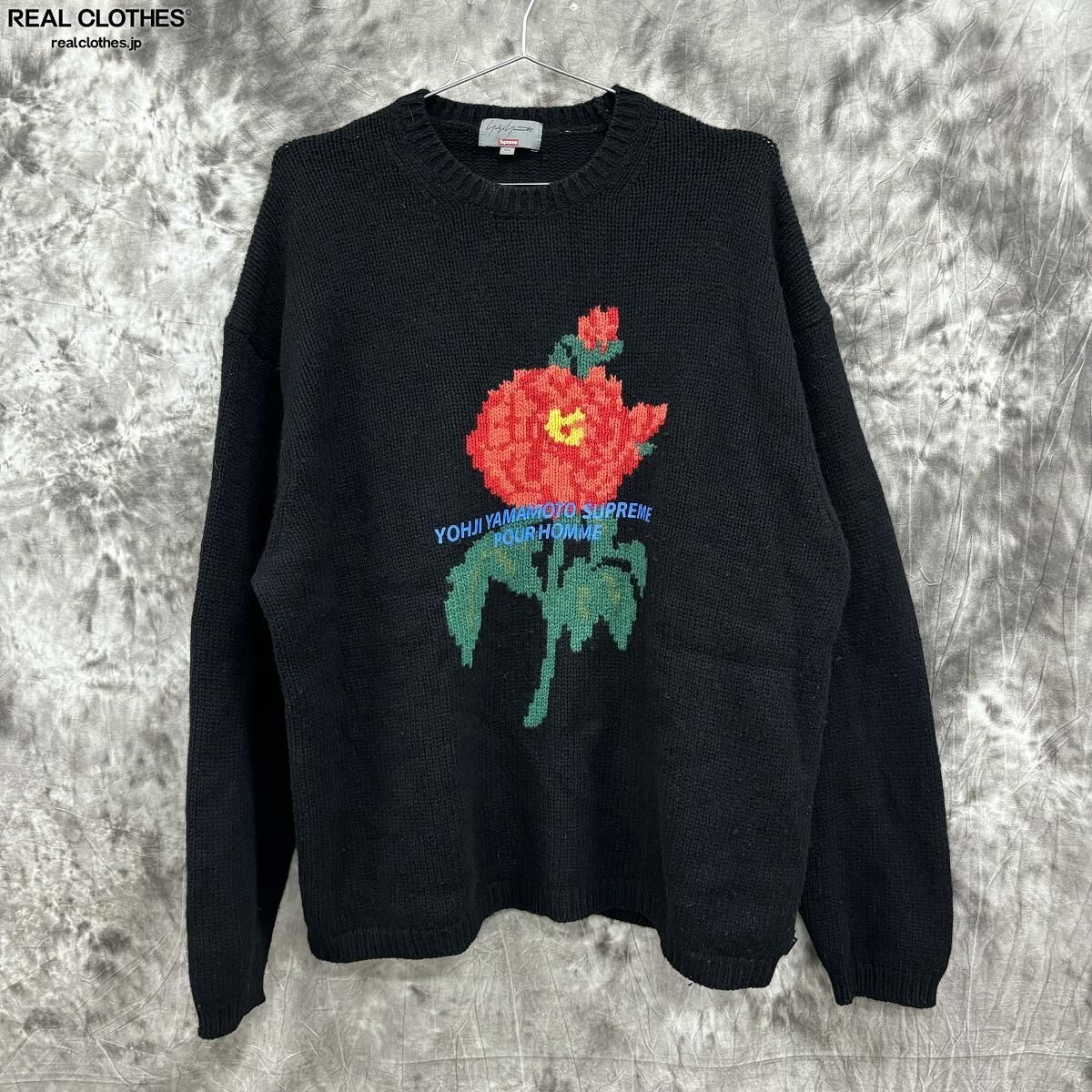 Supreme Yohji Yamamoto Sweater FW20 Black Size XL Shoulder Supreme Yohji Yamamoto Sweater FW20 Black Size XL Shoulder