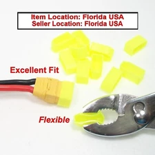 XT90 Connector Flexible Cap Cover  Status STORAGE Indicator 4 LIpo Battery 12pcs