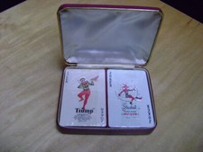 2 Sealed Decks Vintage Trump & Stardust Playing Card Decks in Box Made in USA