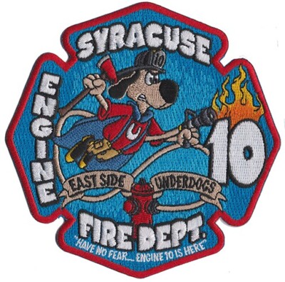 Syracuse, NY Engine 10 Underdog East Side NEW Fire Patch ..