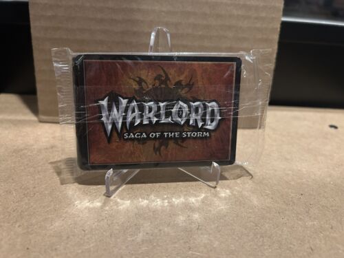 RARE WARLORD SAGA OF THE STORM CCG - PROMO/PREVIEW DECK Sealed KRUN