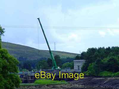 Photo 6x4 Little Loch Shin Dam Balloan/NC5905 Getting some repairs done  c2007
