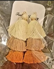 Long Tassel Bohemian Ethnic Style Earrings