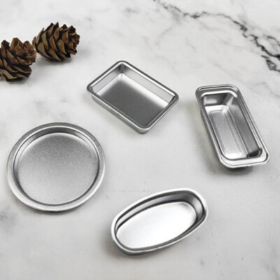 4PC 1:6 Scale Doll House Miniatures Baking Tray Dinner Plate Kitchen Kitchenware
