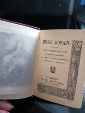 Religion ancien Missel romain limoges edition paul mellottée