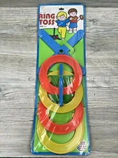 Vintage American Plastic Toys No.112 Ring Toss Toy Set New Unused FREE SHIPPING