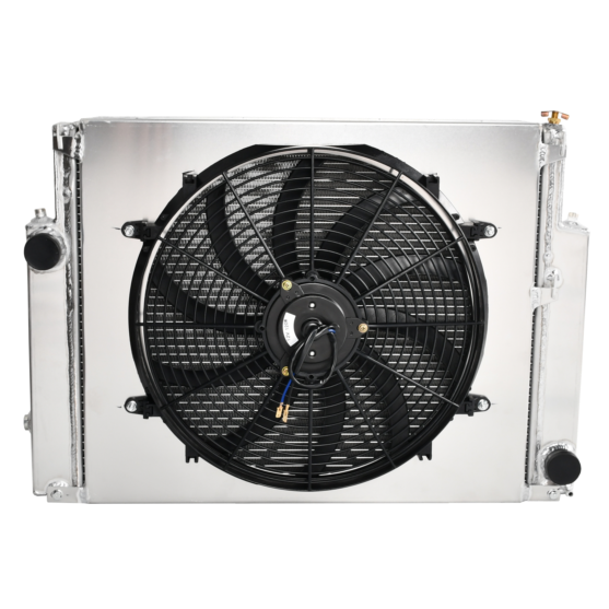 2 Row Aluminum Radiator+16" Fan+Shroud for 1992-1999 BMW E36 323i 325i ...