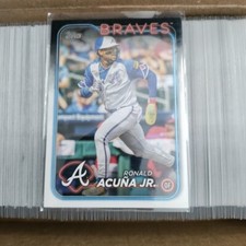2024 Topps Series 1 Baseball Complete Base Set #1-350 - every card sleeved -