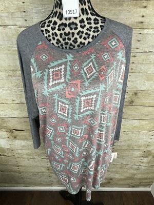 LuLaRoe Size 3XL NEW NWT Randy Baseball Raglan