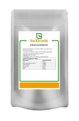 10x1 kg Kokosnussmilchpulver | Vegan | Gluten & Laktosefrei | Buxtrade | Kokos