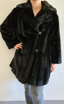 CERRUTI 1881 Couture Kunstpelz Faux Fur Mantel Coat Gr. 36   38