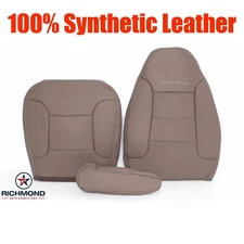 1992-1996 Ford Bronco Eddie Bauer -Driver Side Complete Leather Seat Covers, Tan