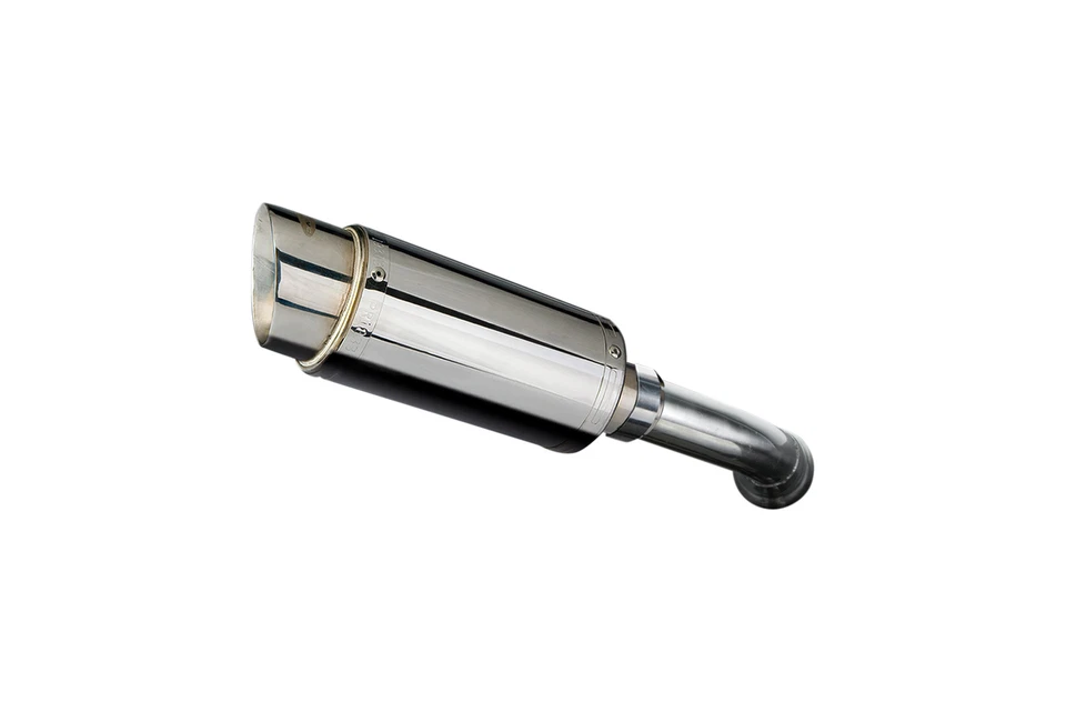 BMW K1200S 2005-2008 Delkevic Slip On 8" Round Stainless Exhaust Muffler Kit — 第 2/4 张图片