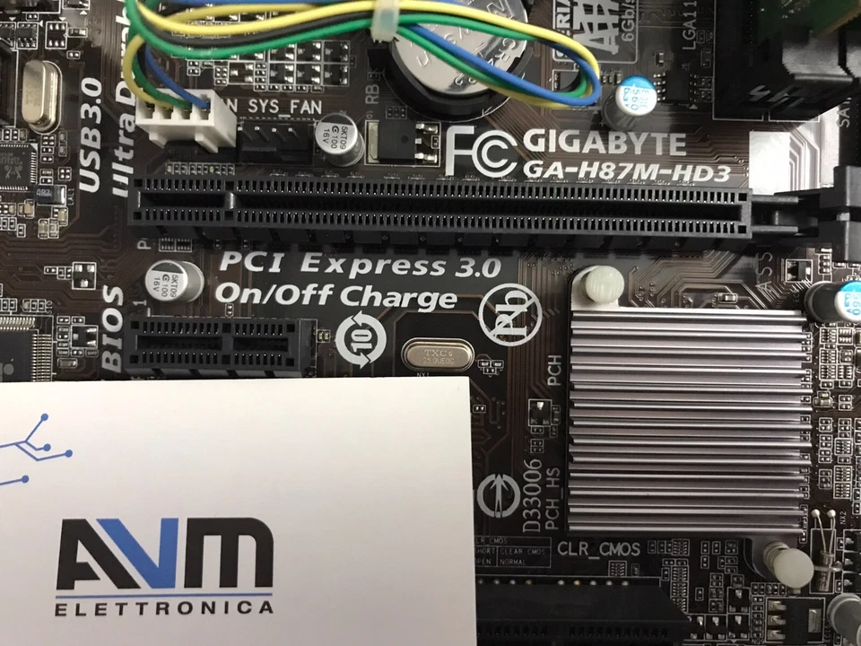 Scheda madre LGA 1150 Gigabyte GA-H87M-HD3 CPU Intel Core i7-4770 16GB DDR3 HDMI - Immagine 2 di 4