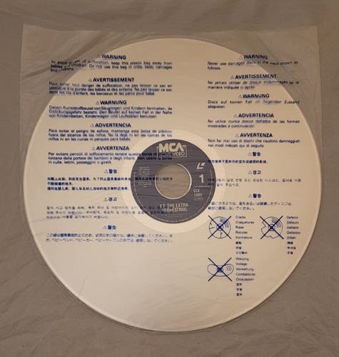 E.T. The Extra-Terrestrial Laserdisc NTSC - Photo 3/3