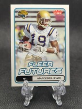 2006 Fleer Football Card #166 Marcedes Lewis Rookie. rookie card picture