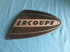 Vintage 1940’s 1950’s Right Hand RH Brown Ercoupe Airplane / Aircraft Emblem