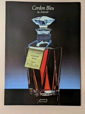 Martell Cordon Bleu Cognac 1980 Original Papier Zeitschrift Werbung