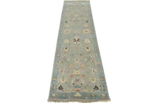 Anatolia Runner 2’11” x 10’1” Grey Wool Hand-Knotted Oriental Rug