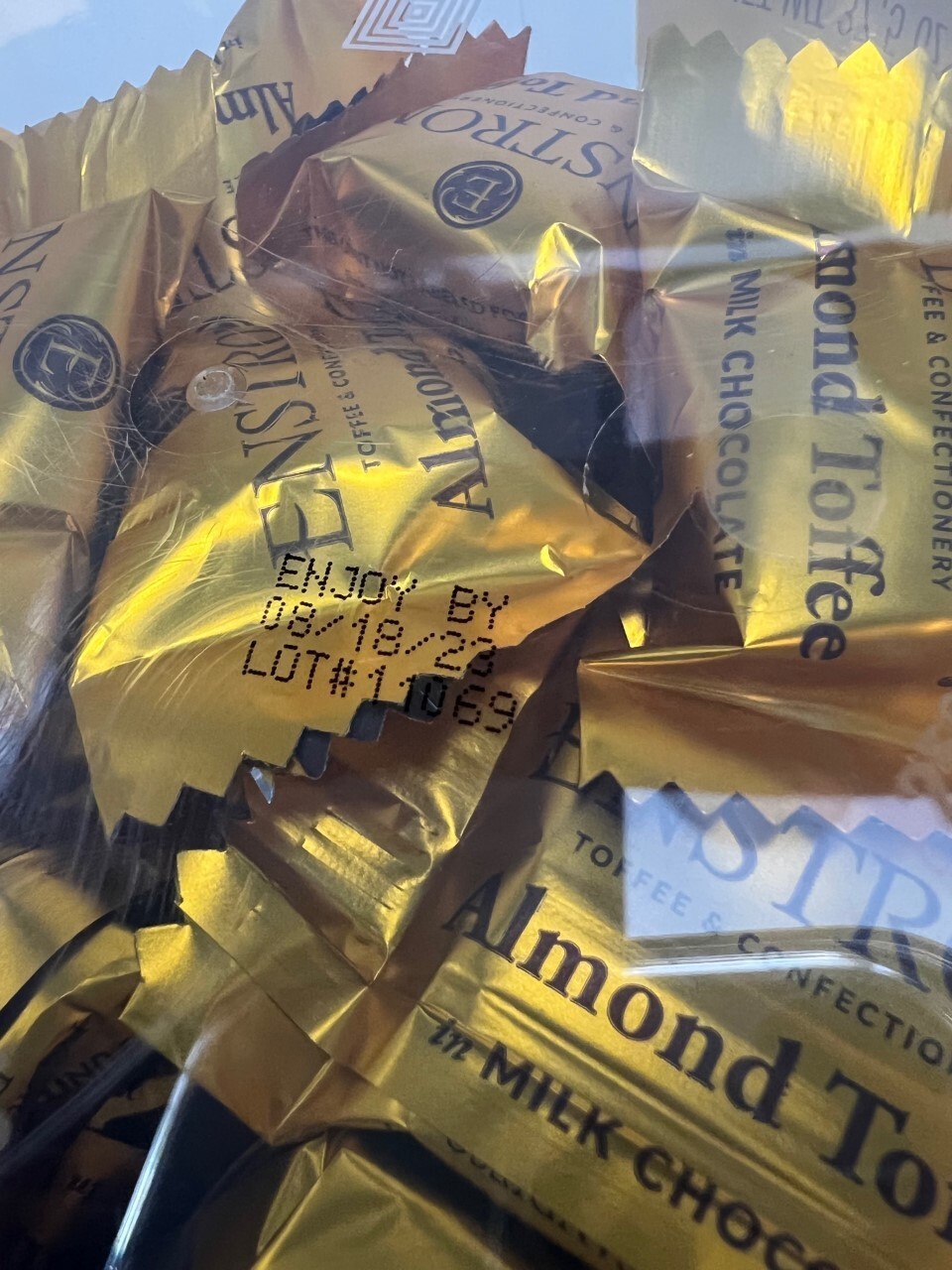 Enstrom Almond Toffee Petites 2.34 pounds Loose eBay