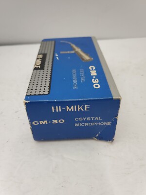 Hi-Mike CM-30 Crystal Microphone - Vintage Made In Japan Rare | eBay