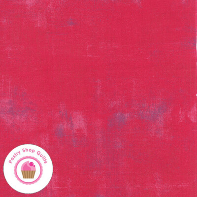 Moda GRUNGE 30150 253 Raspberry Pink Red BASIC GREY Quilt Fabric