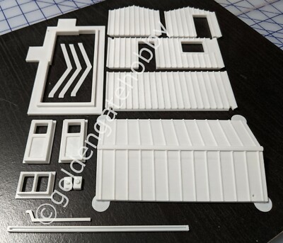 HO Scale Guard Shack 3D Printed Structure Kit, Easy Assembly, Ready to Ship