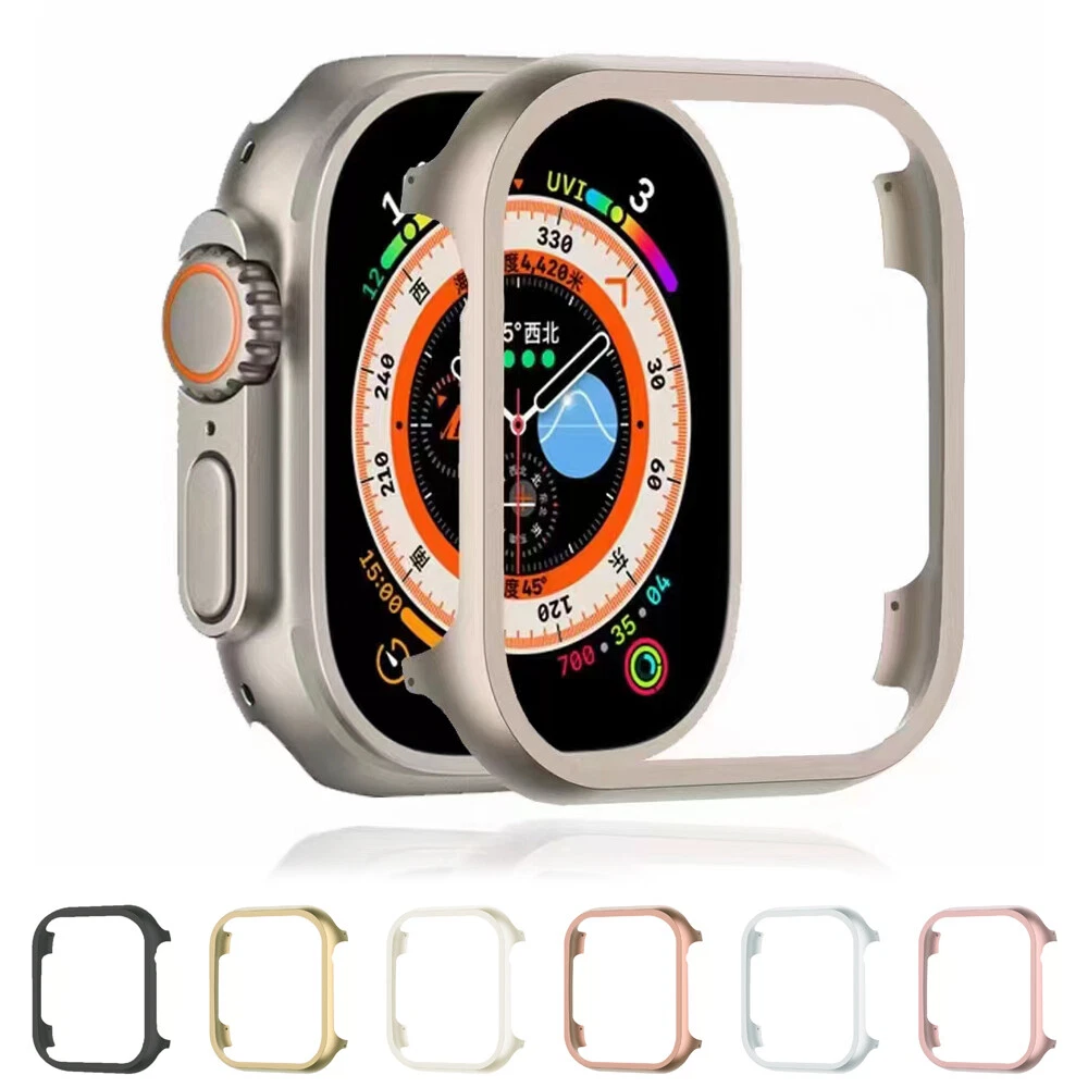 Aluminum Frame Bumper Case For Apple Watch Ultra 49mm Series 9 8 7