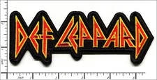 16 Pcs Embroidered Iron/Sew on patches Def Leppard Rock Band Punk Music AP056dL2