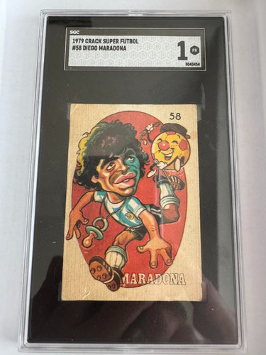 🔥 1979 Crack Super Futbol Diego Maradona #58 SGC 1