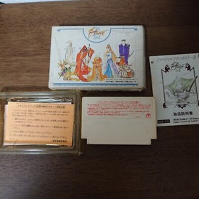 Final Fantasy 3 Japanese NES software Operation confirmed Box and manual set