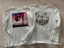 Lot W/2 Boys Long Sleeve T-shirts GAP Kids Size L  GAP Fit Size M