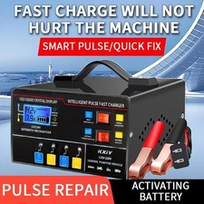 Heavy Duty 400a Car Battery Charger 12v24v Smart Automatic Pulse Repair Trickle