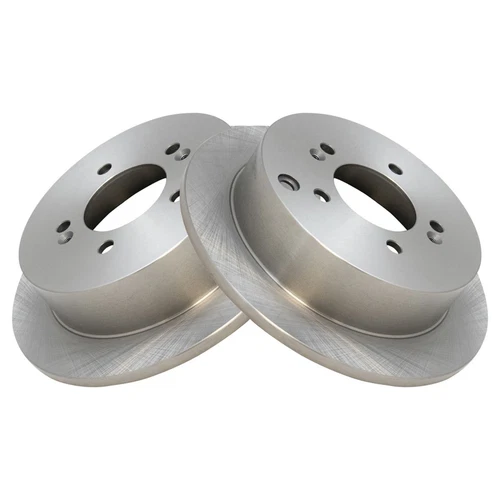 New Rear Brake Rotor Pair Set of 2 For Hyundai Santa Fe Tucson Kia Sportage - Picture 2 of 6