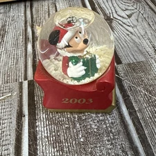 Disney's J C Penney's 2003 Mickey Mouse snow globe - Mint in Box